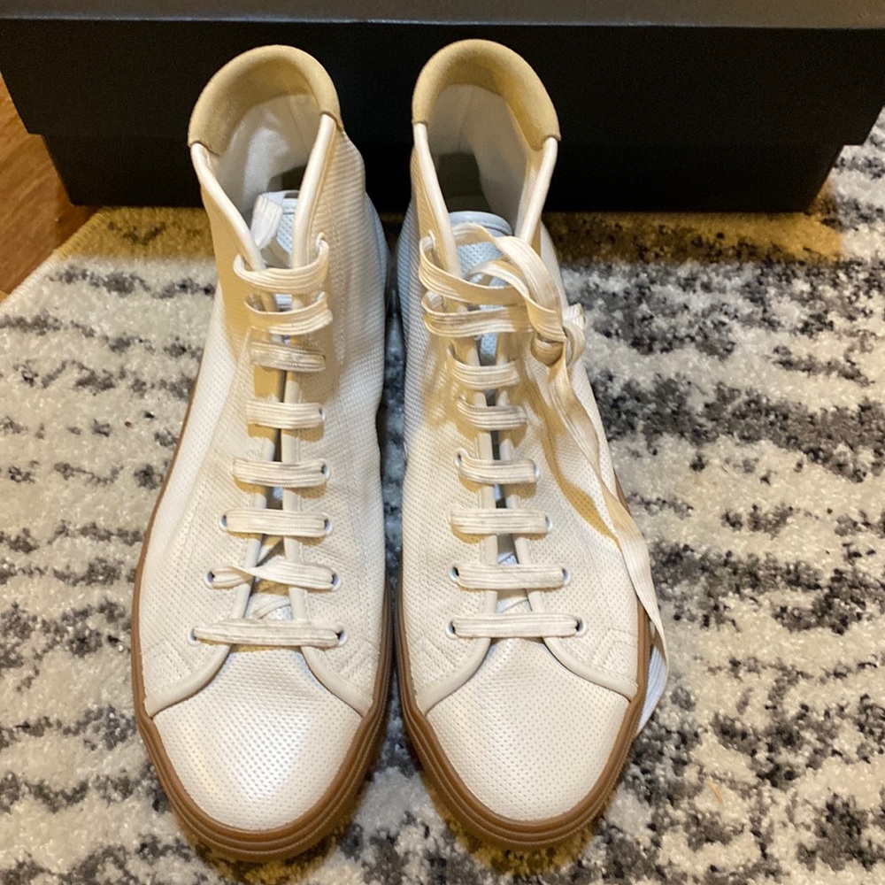 Saint Laurent Larry mid-top sneakers size 43 - Picture 2 of 4